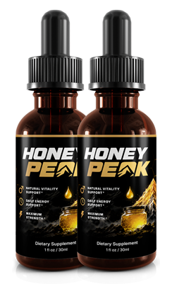 Two bottles of Honey Peak Drops
